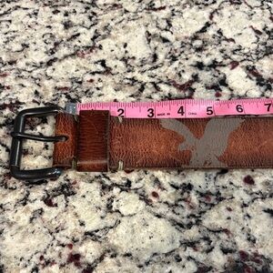 American Eagle Outfitters Brown Belt with Black Buckle 32” Excellent like new.